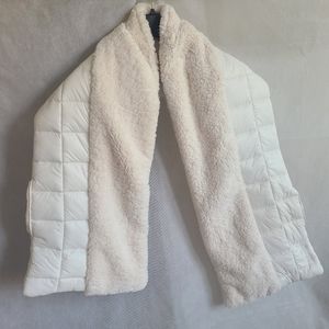 Free People Movement downhill puffer scarf in White
